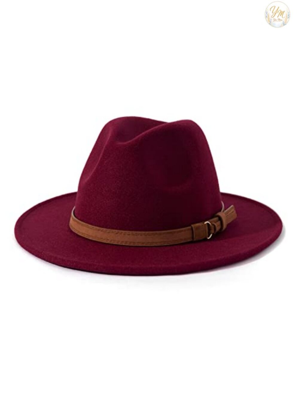 Lisianthus Vintage Wide Brim Fedora Hat Cotton Adjustable Casual